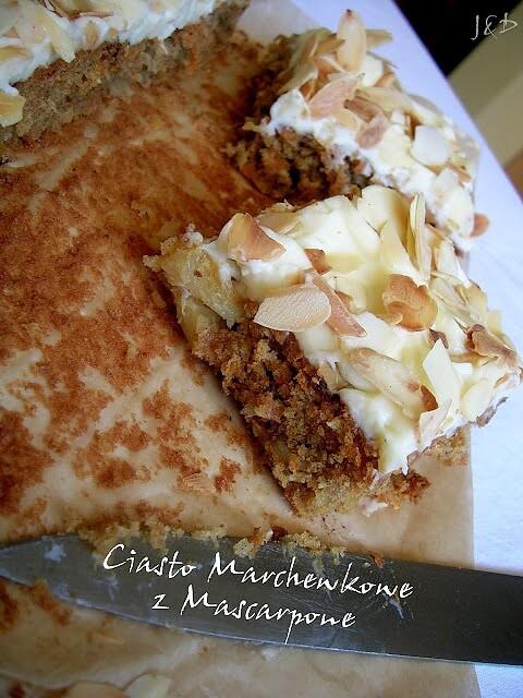 Ciasto marchewkowe z mascarpone