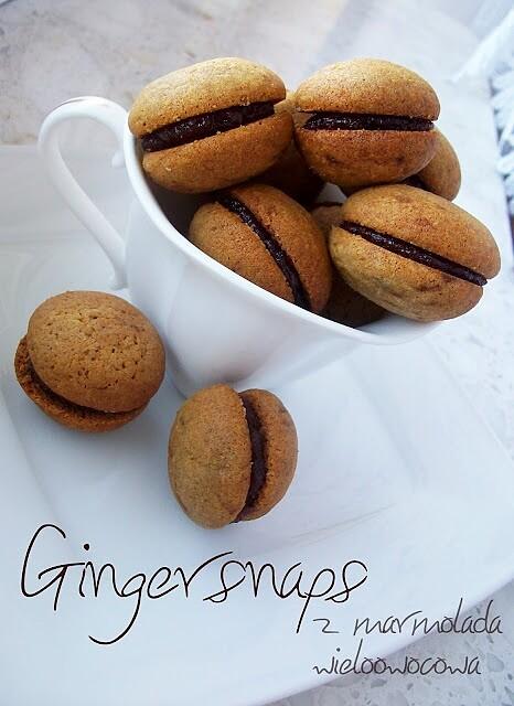 Gingersnaps z marmoladą
