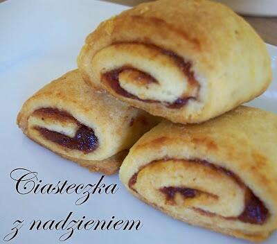 Ciasteczka z nadzieniem marmoladowym