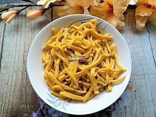 Makaron z puree dyniowym