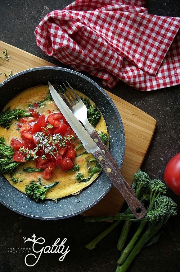 Omlet z brokułem