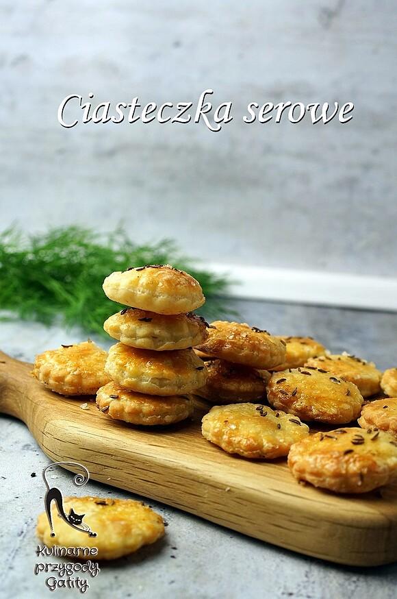 Wytrawne ciasteczka serowe z kminkiem