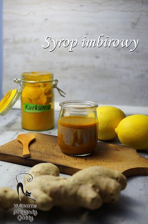 Syrop imbirowy z kurkumą na przeziębienie