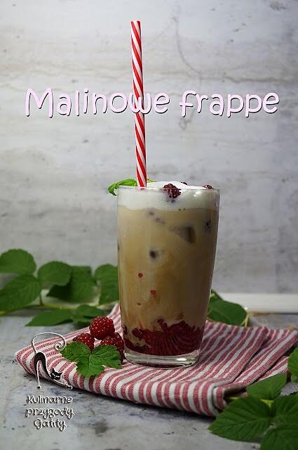 Malinowe frappe z kawą Inka
