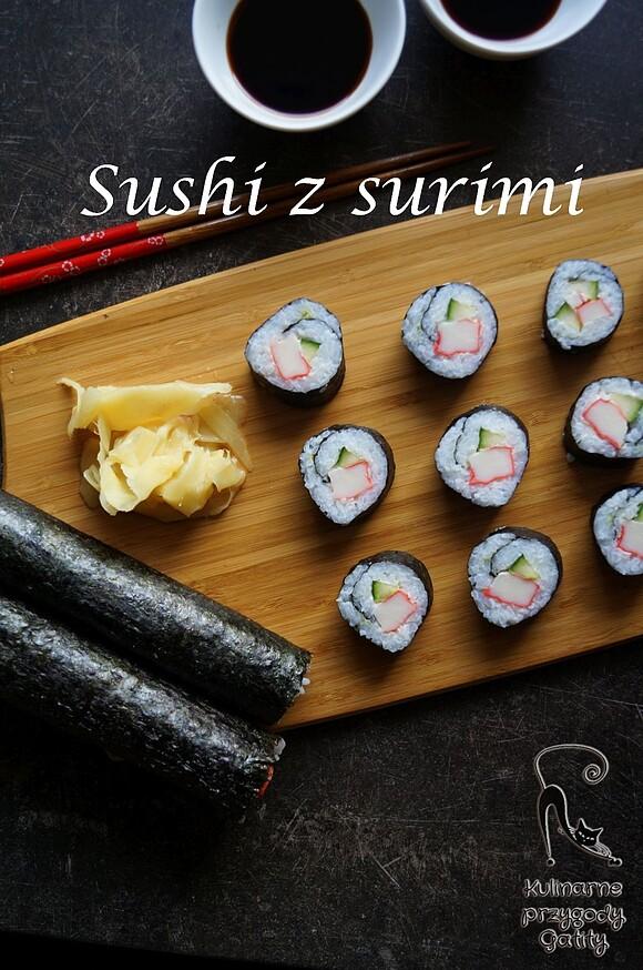 Sushi maki z surimi