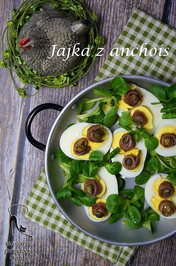 Jajka z anchois i kaparami bez majonezu