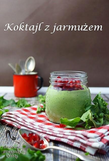 Koktajl z jarmużem i granatem