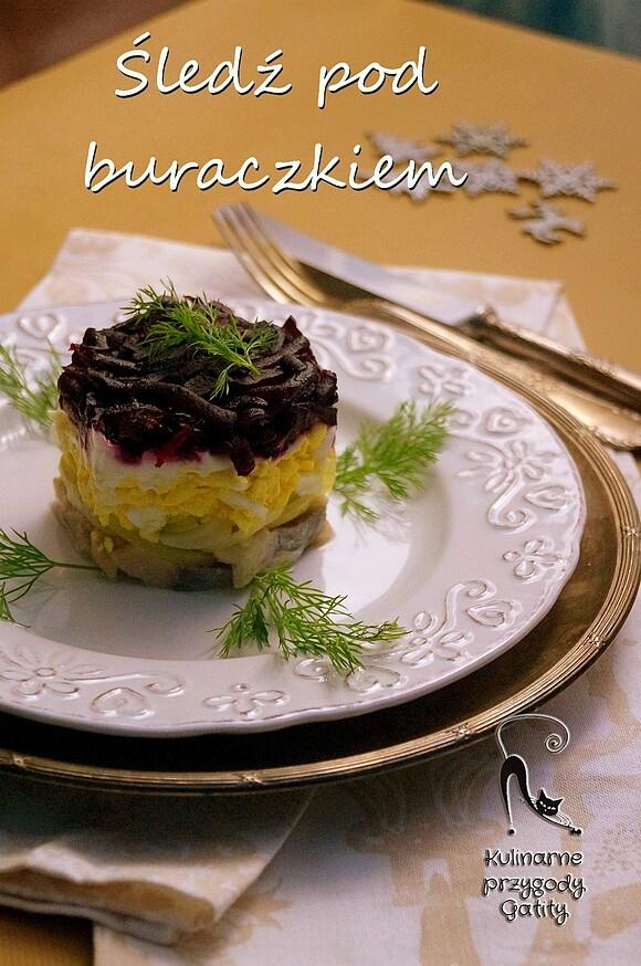Śledź pod buraczkami - przystawka na Wigilię