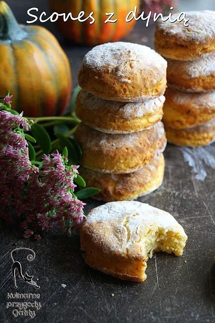 Dyniowe scones - brytyjskie ciastka z dynią