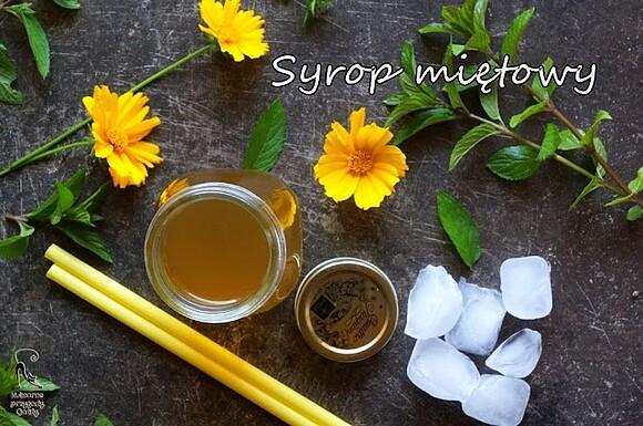 Syrop miętowy z własnego ogródka