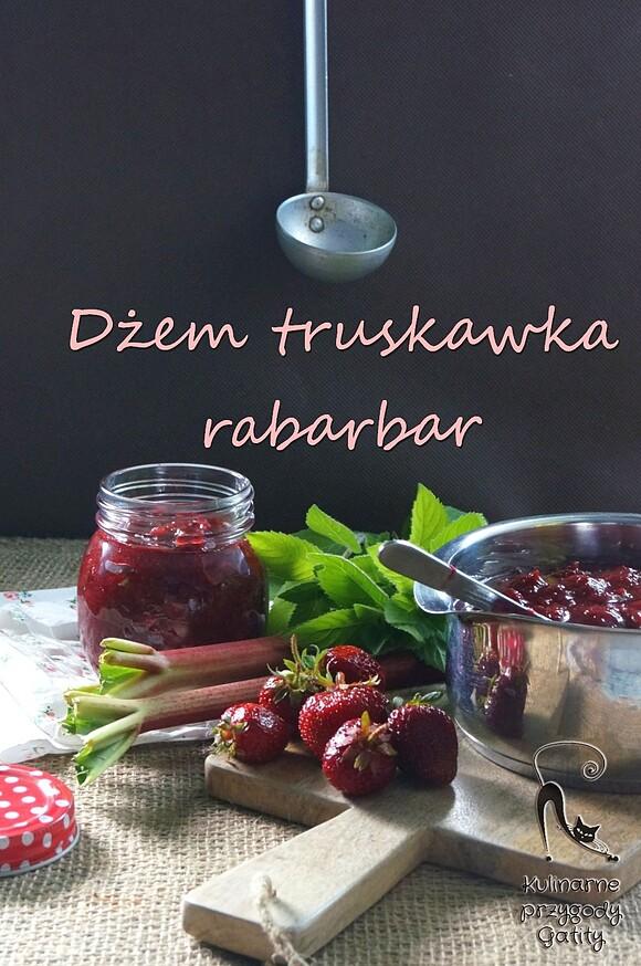 Dżem truskawkowo-rabarbarowy
