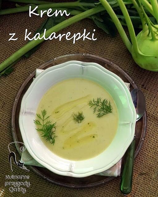 Zupa krem z kalarepki z pesto miętowo-pietruszkowym