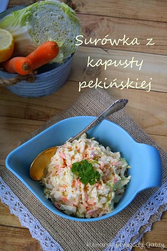 Surówka z kapusty pekińskiej na obiad