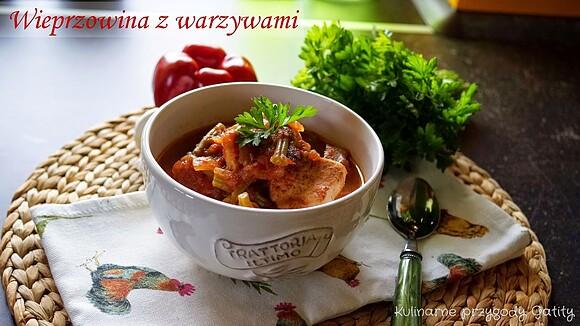 Wieprzowina z warzywami w adżice na jesień