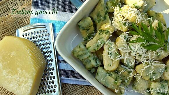 Gnocchi z natką pietruszki i parmezanem