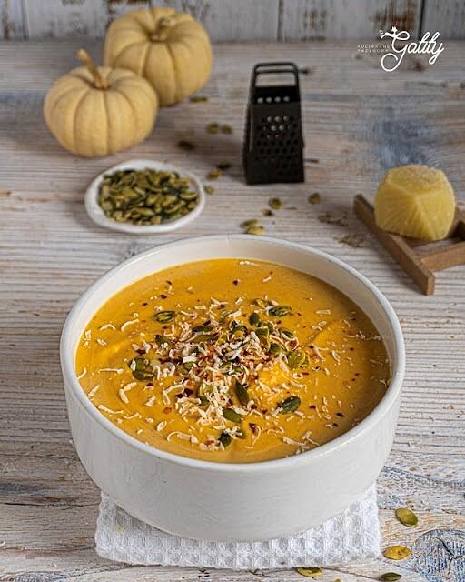 Zupa krem z pieczonej dyni