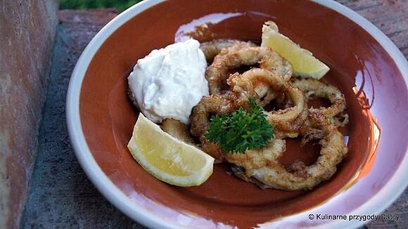 Calamares a la romana z sosem alioli