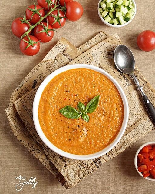 Gazpacho andaluzyjskie -Hiszpański chłodnik idealny na upały