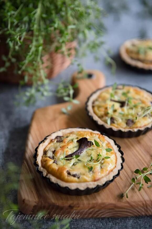 Mini quiche z kurkami