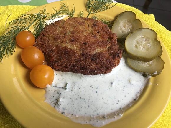 Burgery z łososia i pstrąga