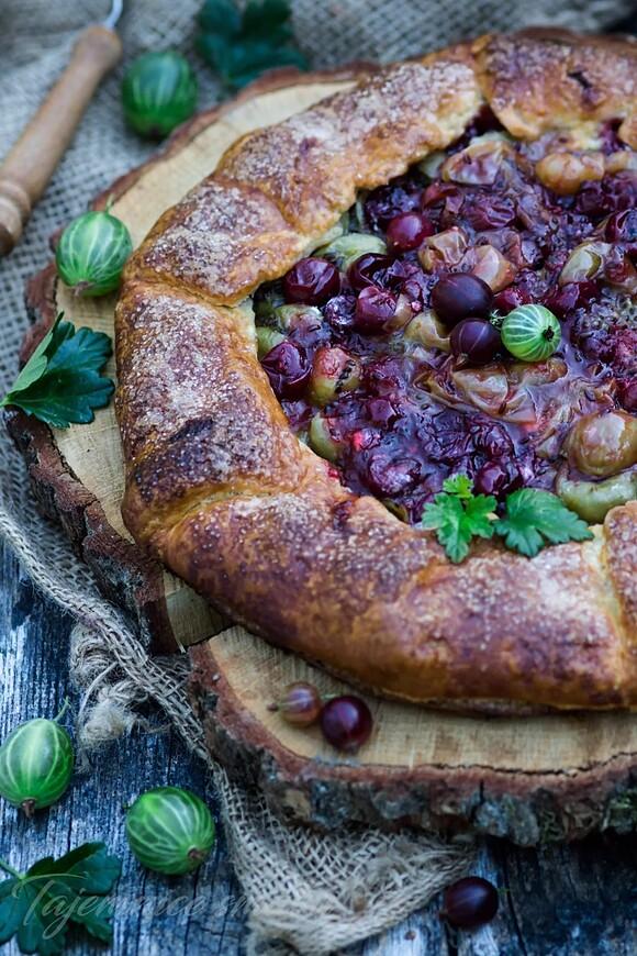 Galette z twarogiem agrestem i anyżem