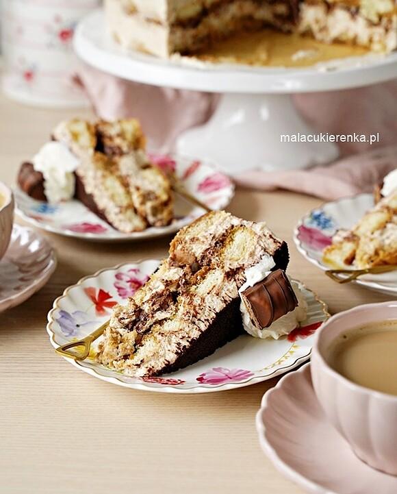 Torcik kinder bueno tiramisu bez pieczenia