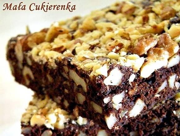 Brownies z orzechami włoskimi
