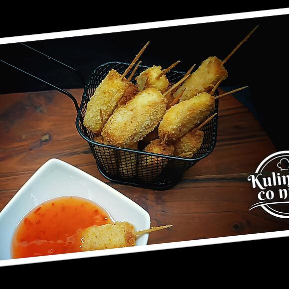 Pieczony ser halloumi w chrupiącej panierce w airfryer