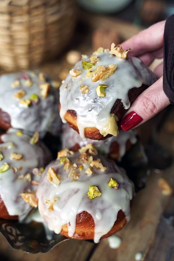 Pączki błyskawiczne babci Heleny z Podlasia z pistacjowym nadzieniem