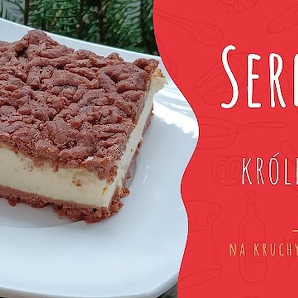 Sernik królewski na kruchym cieście