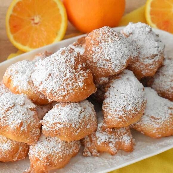 Mini pączki z mascarpone i pomarańczą