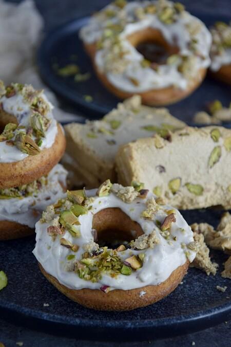 Donuty z chałwą