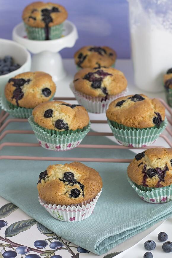 Muffinki z borówkami amerykańskimi