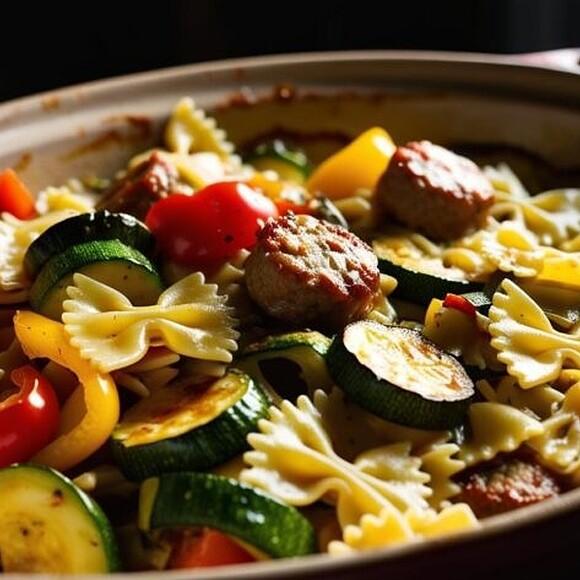 Kiełbasa z makaronem – nietypowe połączenie