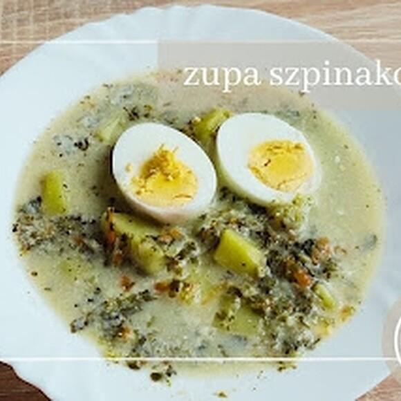 Zupa szpinakowa z ziemniakami i warzywami - zdrowy i pyszny obiad!