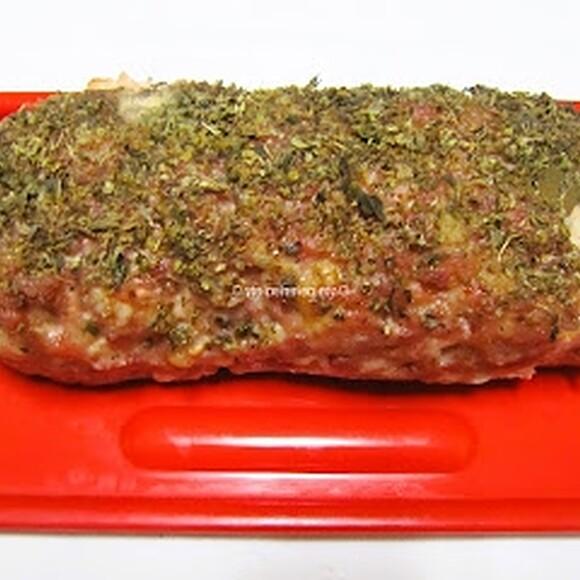 Pieczeń z mięsa mielonego