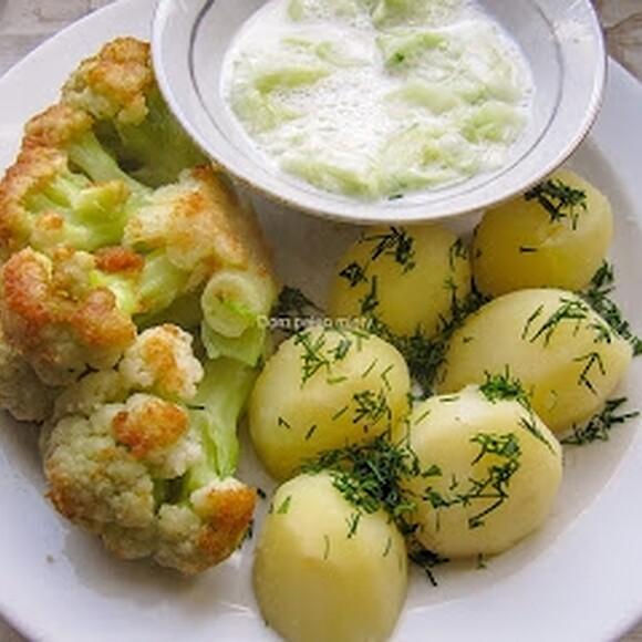 Kalafior z ziemniakami