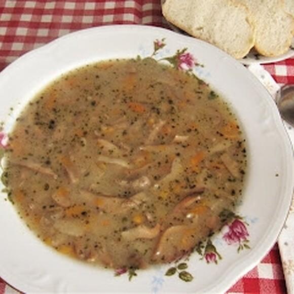Flaczki z rydzami