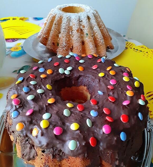 Babka orkiszowa zebra