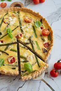 Tarta ze szparagami