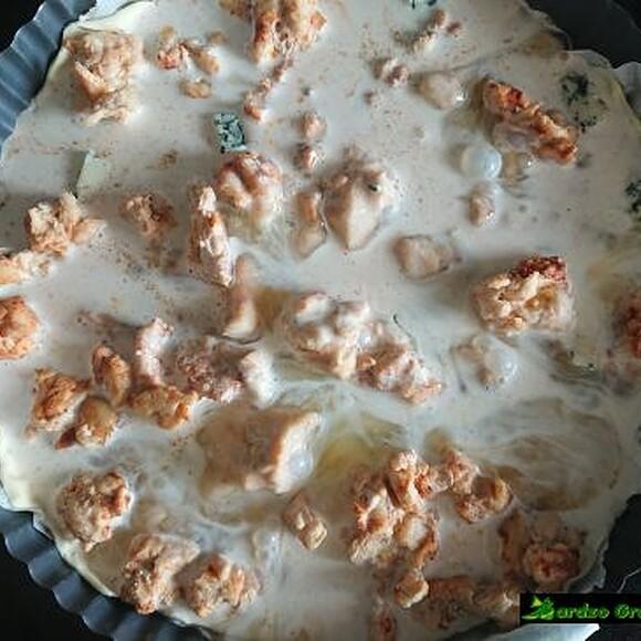 Tarta z mięsem i boczkiem