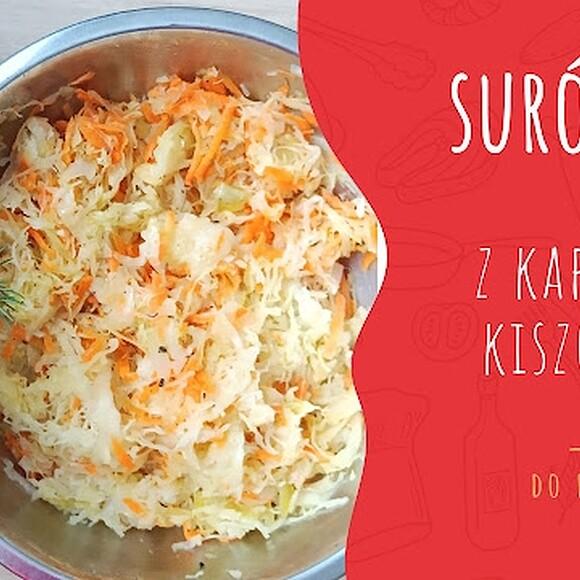 Surówka wigilijna z kapusty kiszonej do ryby