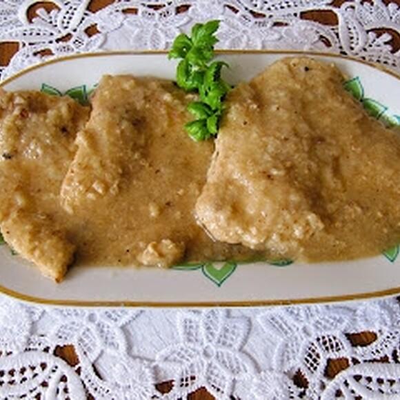 Schab w sosie śmietanowym