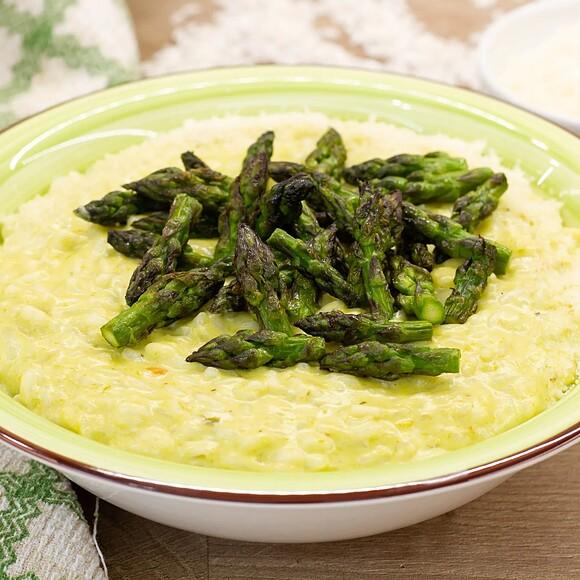 Risotto z zielonymi szparagami
