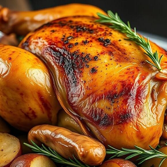 Przepis na pieczonego kurczaka z ziemniakami i rozmarynem – klasyka na rodzinny obiad