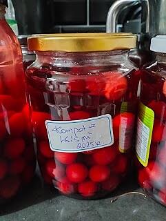 Kompot wiśniowy na zimę