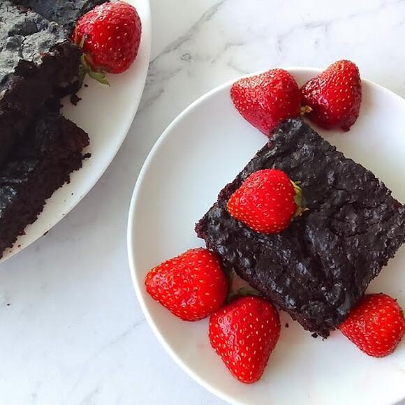 Brownie z czerwonej fasoli