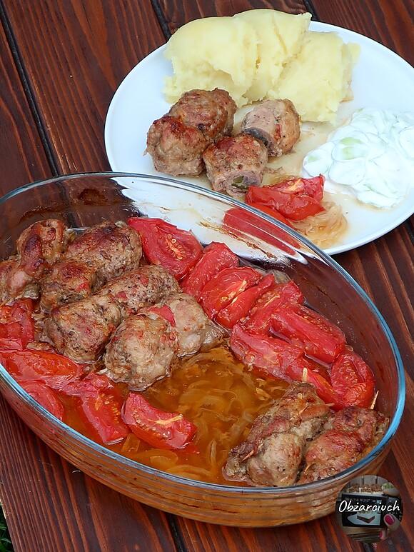 Roladki z karkówki pieczone w piekarniku