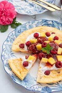 Omlet sernikowy z piekarnika