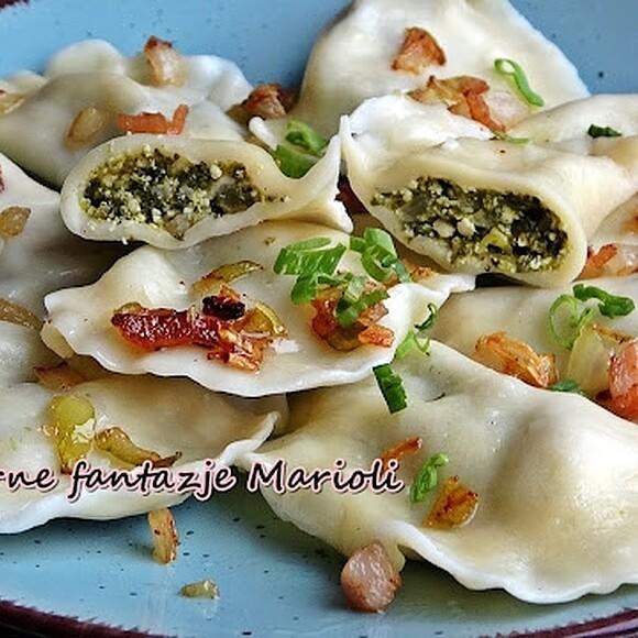 Pierogi ze szpinakiem